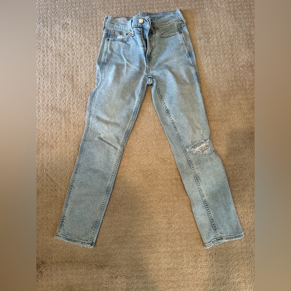 GAP Vintage Slim Mid Rise Jeans - Light Blue